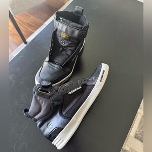 G-Star Black and White Mid-Top Sneakers